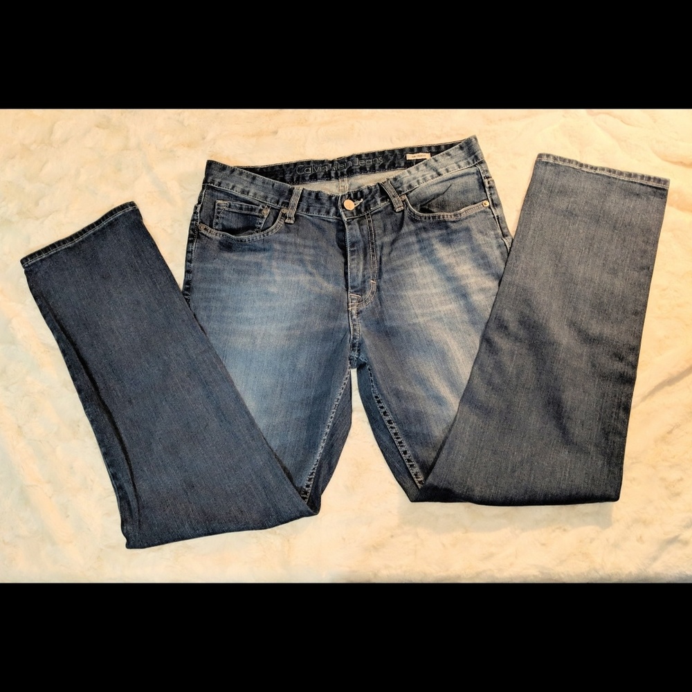 🧡 Calvin Klein Slim Jeans, Medium Wash 🧡